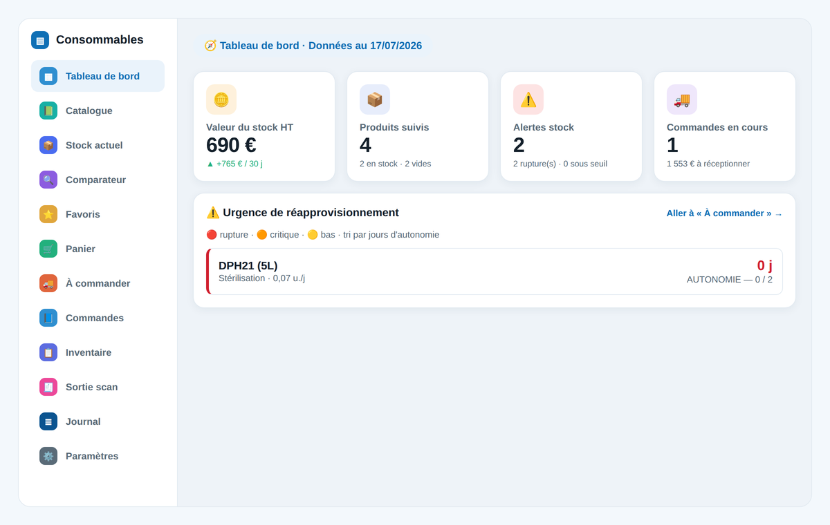 Consommables — DentalHub