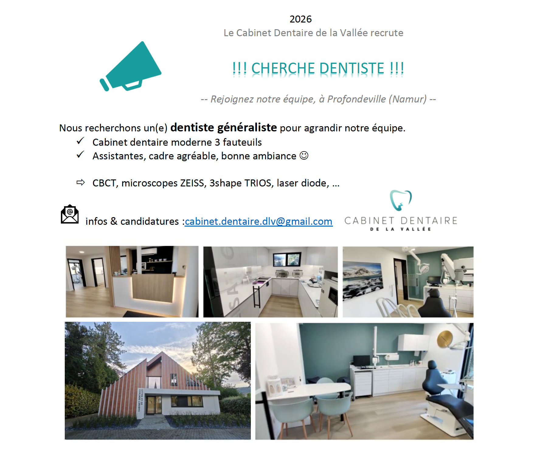 Cherche dentiste à Namur (Profondeville)